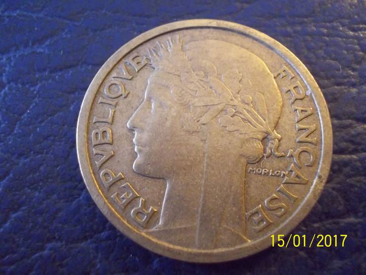 2 франка 1938 року Франція, фото №3