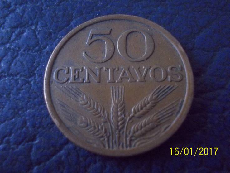 50  центавос  1973 року. Португалія, фото №2