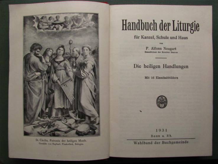 Handbuch der liturgie 1931, фото №2