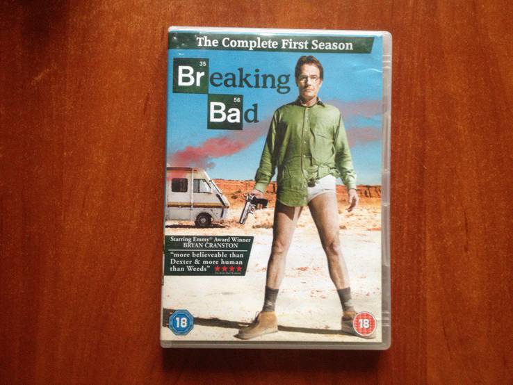 Оригинальные 3-и DVD диска "Breaking Bad" (англ) - "Во все тяжкие", фото №2