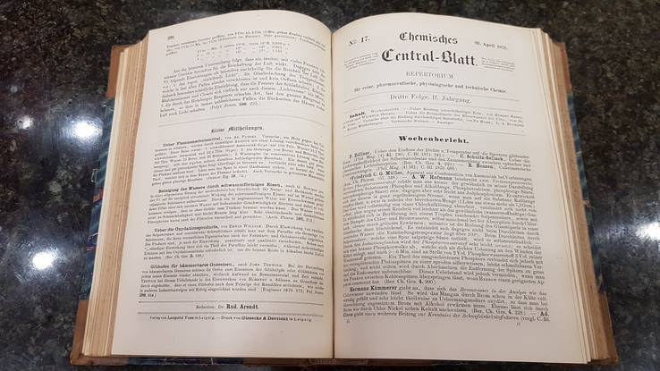 Научная книга. Химия. 1871 год. Германия., фото №9
