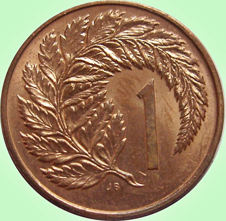 177.Новая Зеландия 1 цент, 1980 год