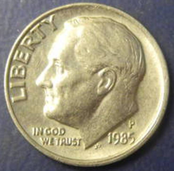 10 центів США 1985 P