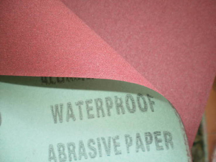 Шкурка шлифовальная в листах на бумажной основе, P240, 230 х 280 мм, 10 шт., водостойкая, фото №2