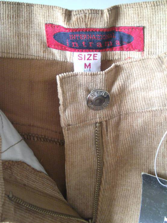 INTRAMA женские вельветовые джинсы клёш MADE IN ITALY, photo number 12