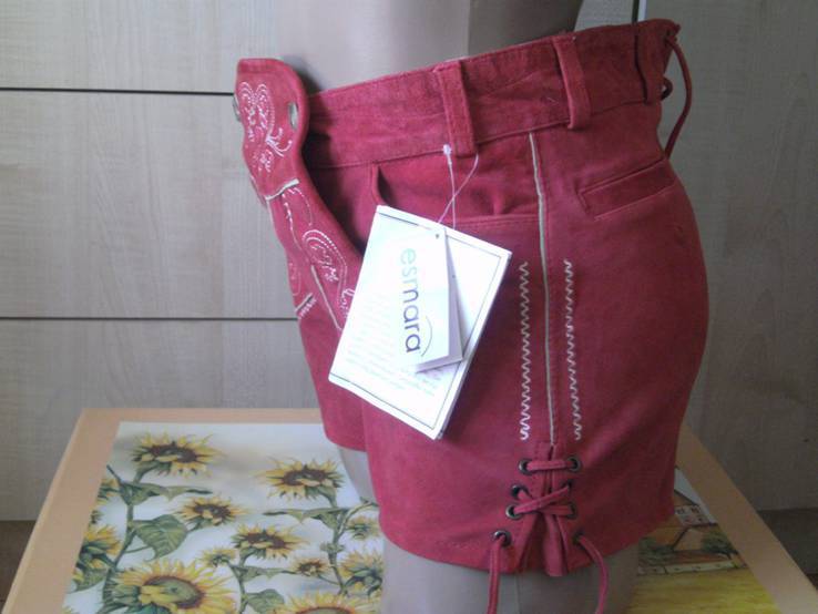 ESMARA стильные женские замшевые шорты из Италии, фото №8