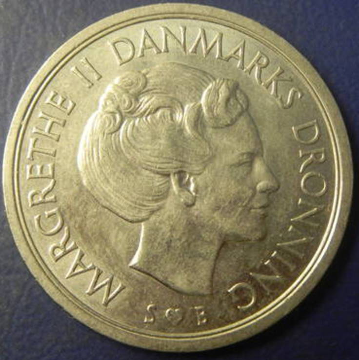 5 крон Данія 1977, фото №3