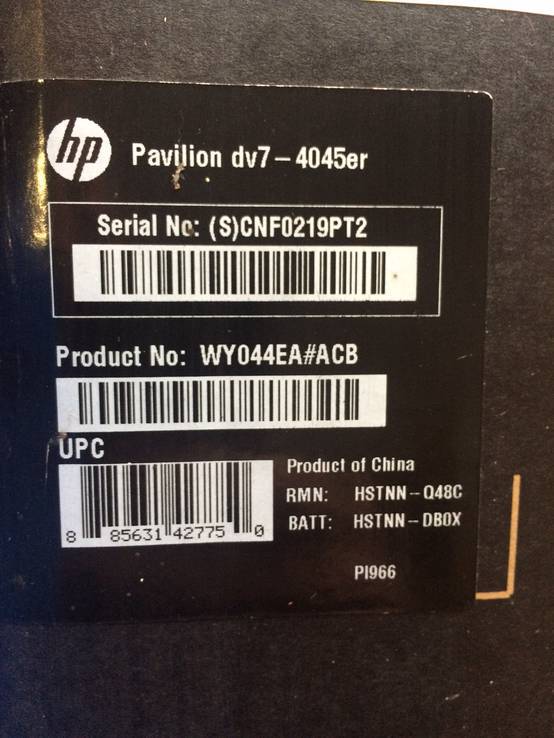 HP Pavilion dv7 intel i7 4 ядра, фото №14