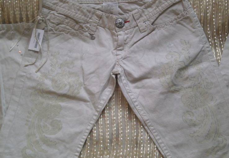 INDIAN ROSE стильные женские джинсы из Италии принт (28 р.), numer zdjęcia 3