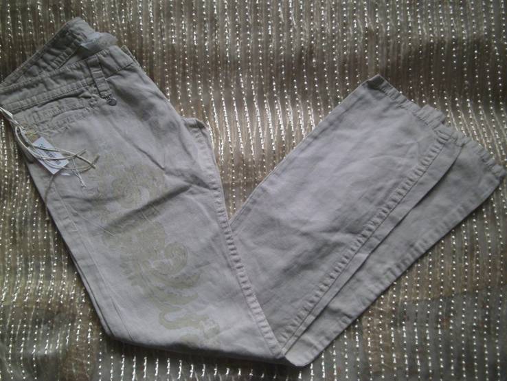 INDIAN ROSE стильные женские джинсы из Италии принт (28 р.), фото №4
