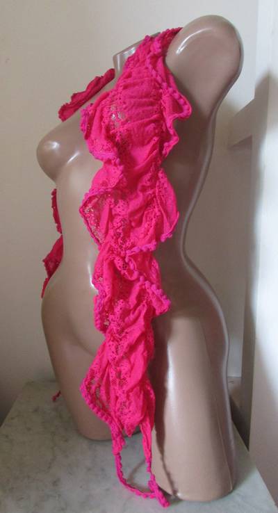 INUSUAL женский лёгкий шарф шарфик (Италия) №04, фото №7