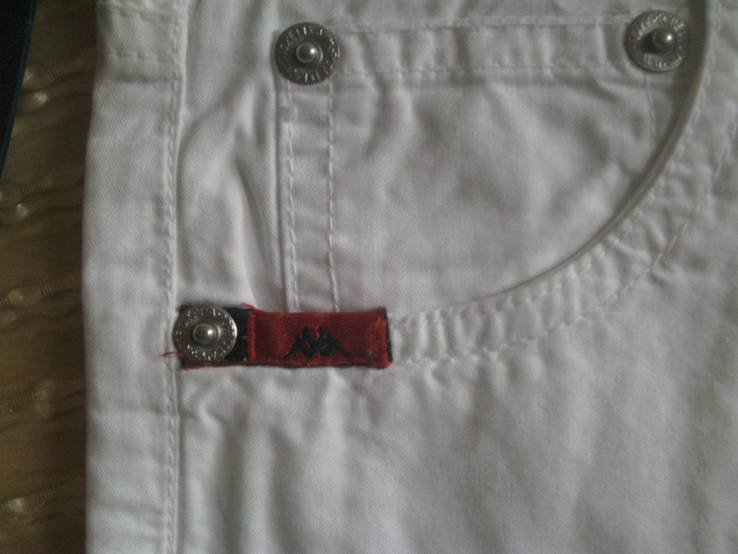 Kappa стильные белые женские джинсы из Италии (М,L) 100 EURO, numer zdjęcia 8
