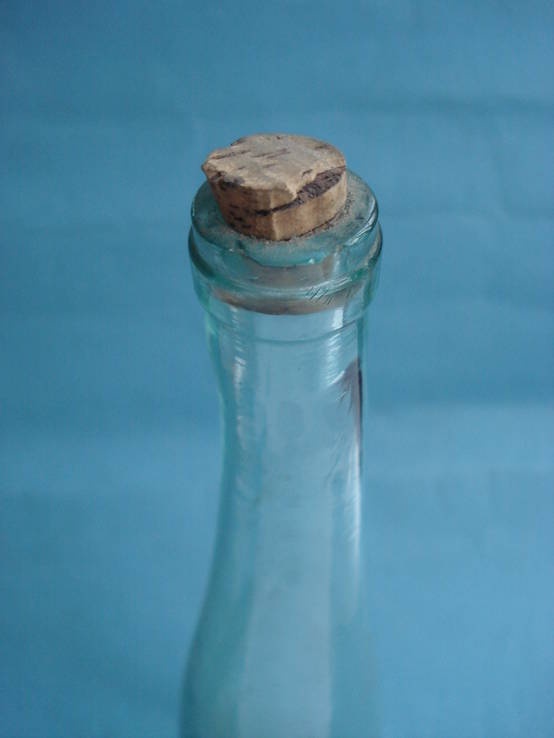 Бутылка светлое стекло. Без сколов и трещин. Высота 25 см., фото №3