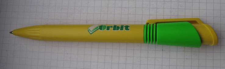 Коллекционная фирменная шариковая ручка: ORBIT Wrigley's Apple, фото №3