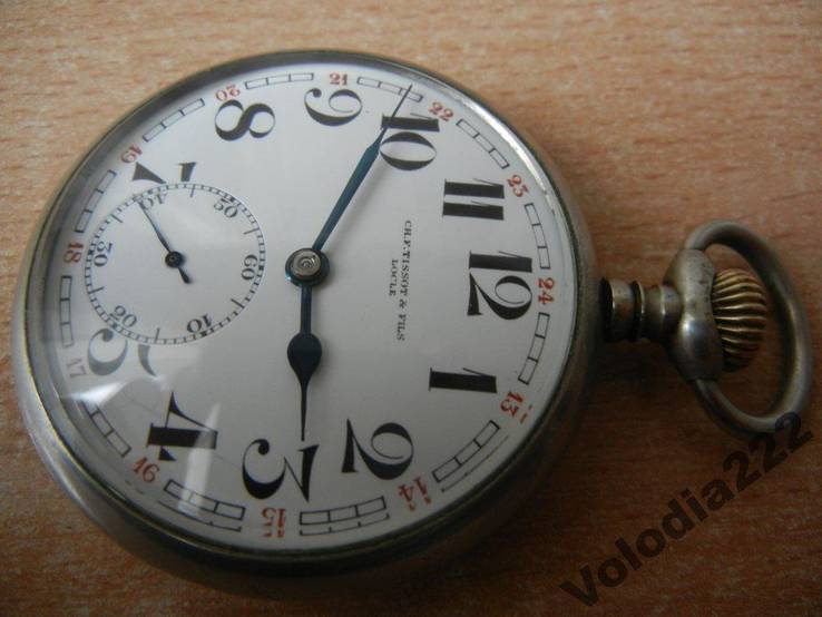 Кишеньковий годинник. Ch.F. Tissot., фото №9