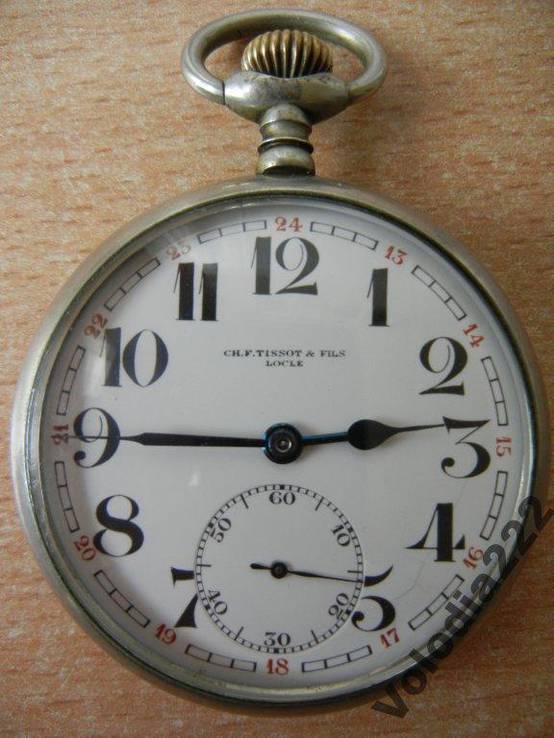 Кишеньковий годинник. Ch.F. Tissot., фото №10