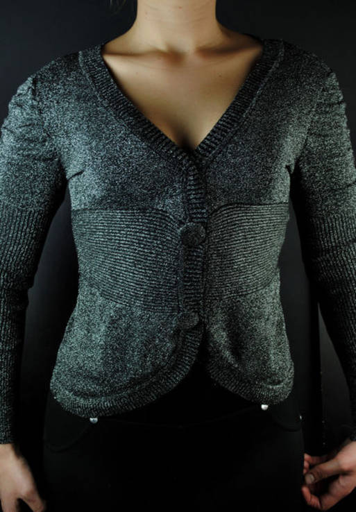 Elegancka bluza Pugovka rozmiar 42-46 czarna, numer zdjęcia 9