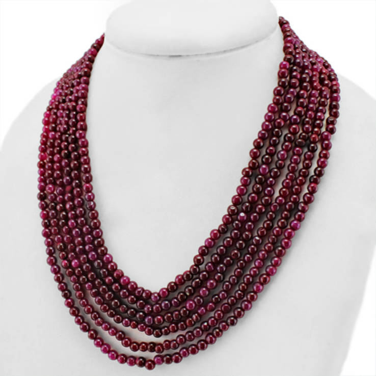 Ожерелье из натуральных рубинов 500 карат, фото №2