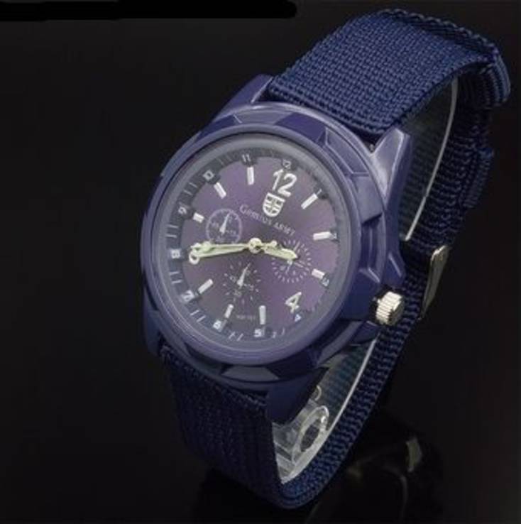 Наручные армейские часы Gemius Army, цвет синий, numer zdjęcia 2