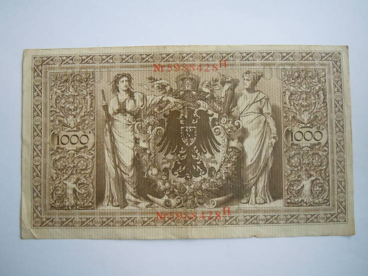 1000 марок 1910 г. II РЕЙХ, фото №3