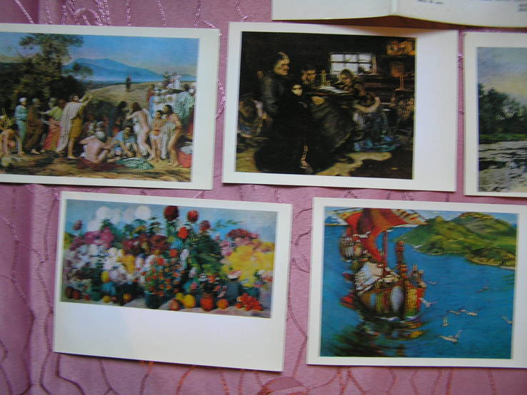 Комплект открыток 12шт "Государственная третьяковская галерея " 1977г, фото №5