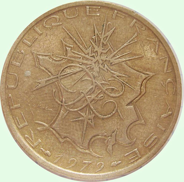 4.Франция 10 франков, 1979 год, фото №3