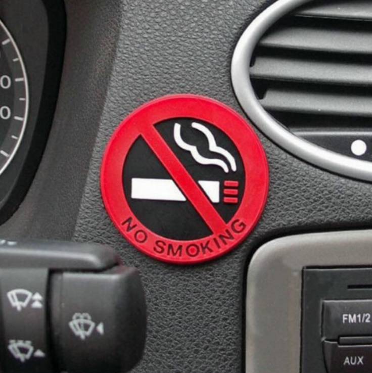 Наклейка в Авто (Не курить), фото №4