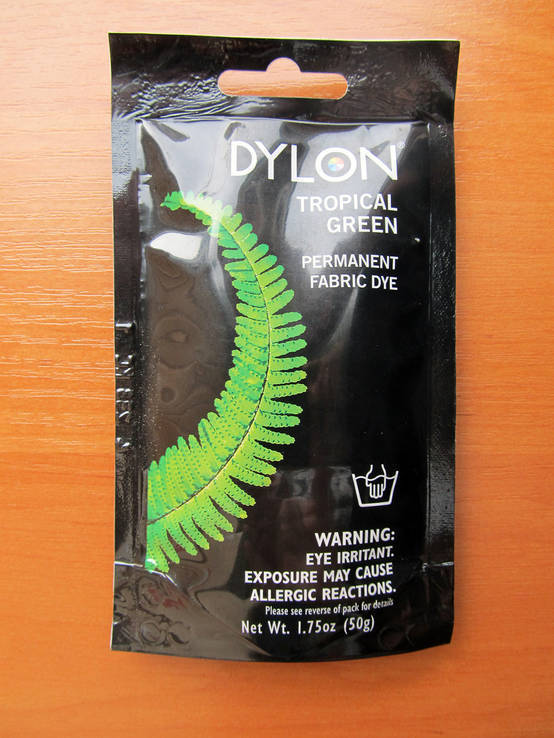 Краска для ткани Dylon (Дайлон, Дилон). Цвет Зеленый, фото №2