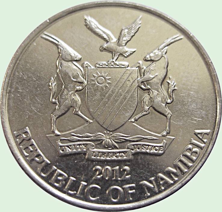 117.Намибия 10 центов, 2012 год