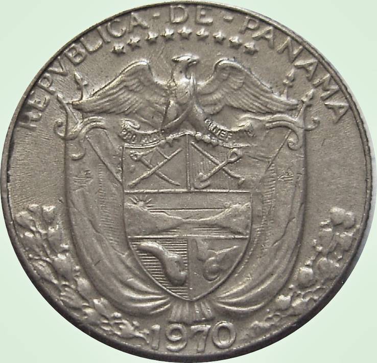 117.Панама 1/10 бальбоа, 1970 год, фото №3