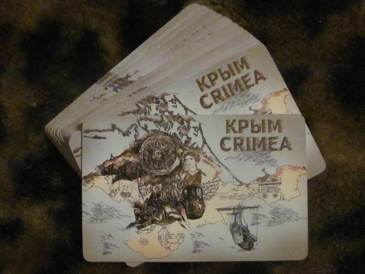 Игральные карты Крым ( сувенирные ) 54 шт., фото №2