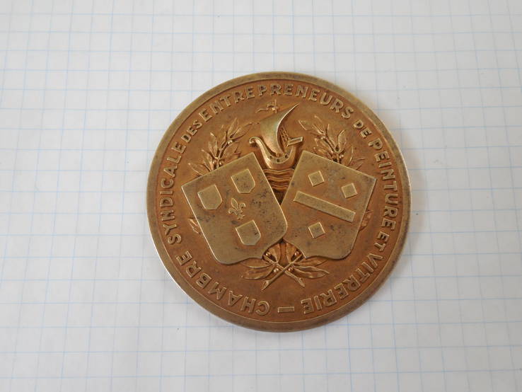 Настольная медаль Франция 1970г