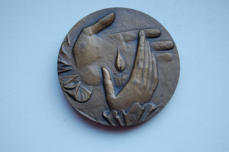 1984 Медаль Йозеф Гайдн. Композитор. модельер КАЗАНЦЕВ. 60мм бронза, фото №3