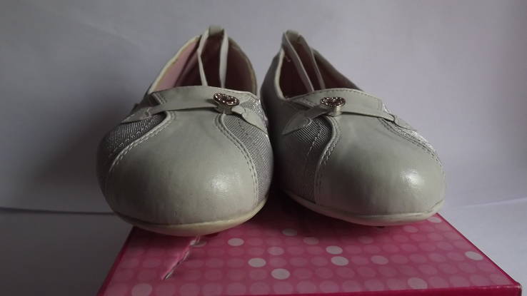 Туфли Barbie девочке серебро, фото №5