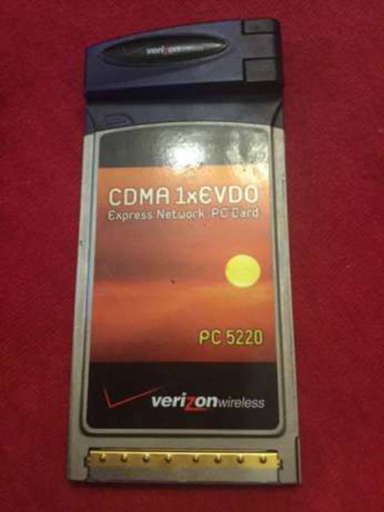 CDMA модем pcmci 3G PC5200, фото №3