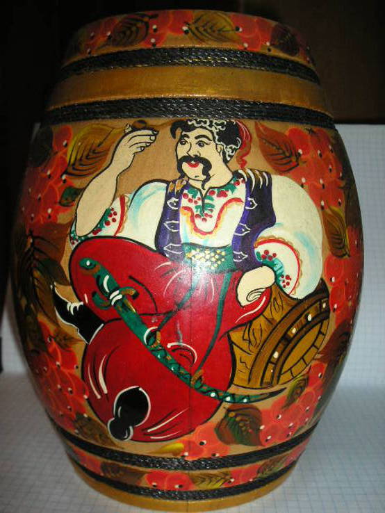 Штоф бутылка коллекционная ручная покраска, фото №4