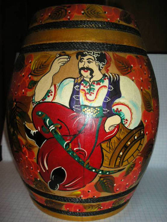 Штоф бутылка коллекционная ручная покраска, фото №5