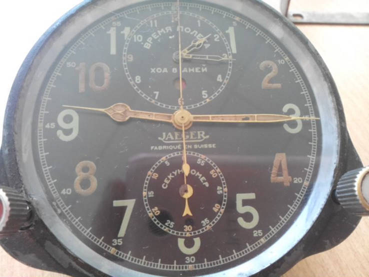 Часы авиационные хронограф 8 дней Jaeger-LeCoultre, фото №9