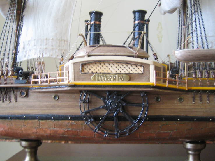 Модель корабля - пароходофрегат "Владимир", фото №5