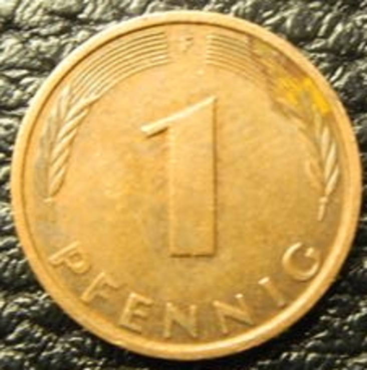 1 пфенінг Німеччина 1991 F, фото №3