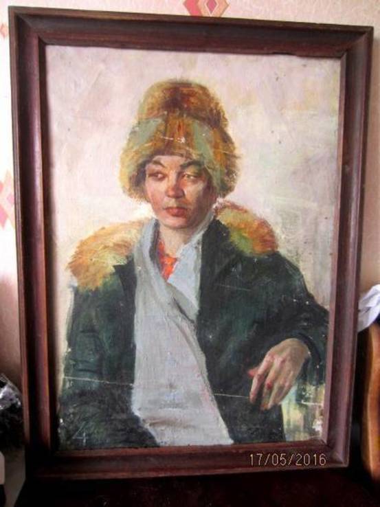 "Портрет" холст масло 76 x 56 cm