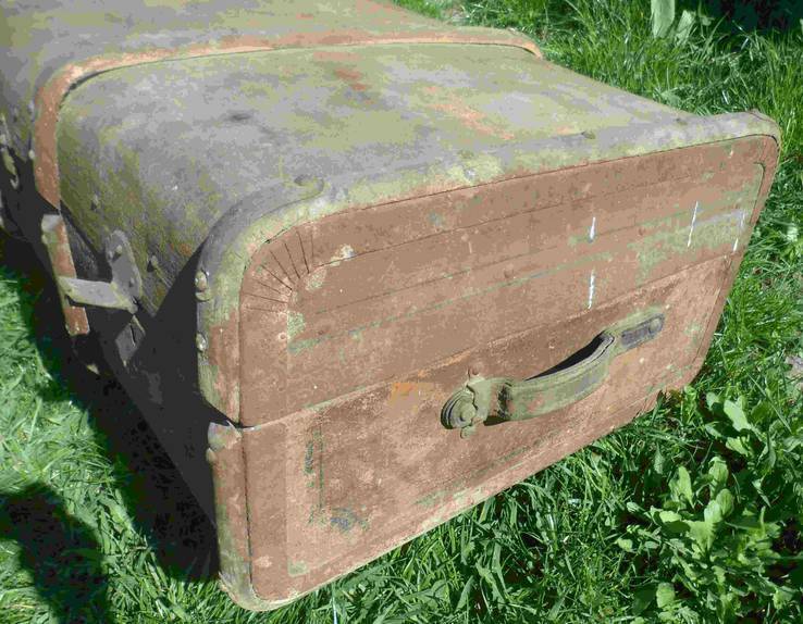 Старинный каретный чемодан, фото №4