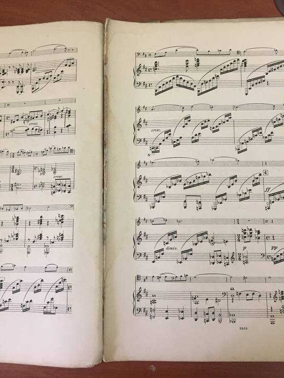 1903 Крыжановский, соната для виолончели и фортопиано, фото №6