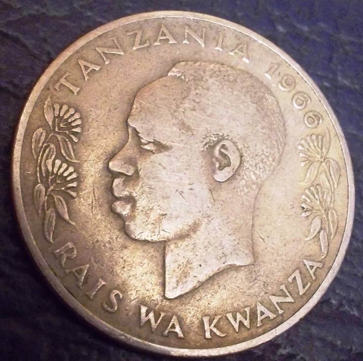1 шиллінг  1966 року Танзанія, фото №3