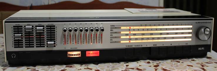 Винтажный стерео ресивер Grundig RTV 800, фото №3