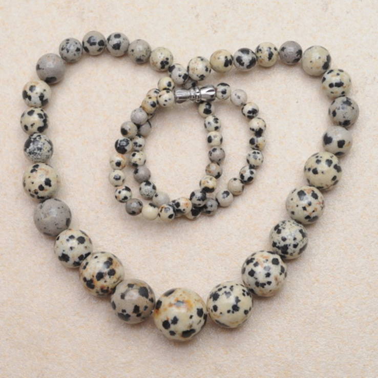 Ожерелье из натуральной яшмы, фото №2