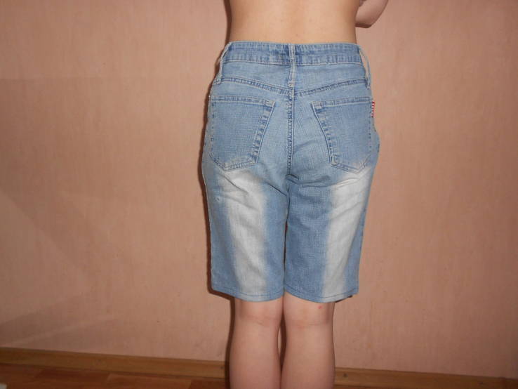 Шорты, джинсовые, наш 42, 44 размер, евр. 36, 38, S, XS, 100 хлопок, photo number 4