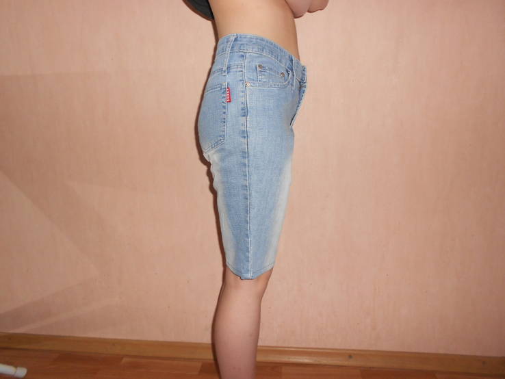 Шорты, джинсовые, наш 42, 44 размер, евр. 36, 38, S, XS, 100 хлопок, фото №5