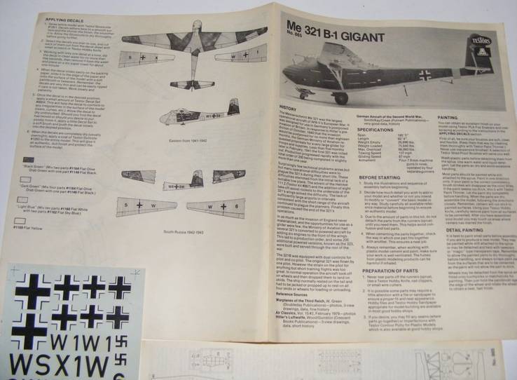 Планер ME 321 B-1 Gigant 1\72 (самолет), фото №7