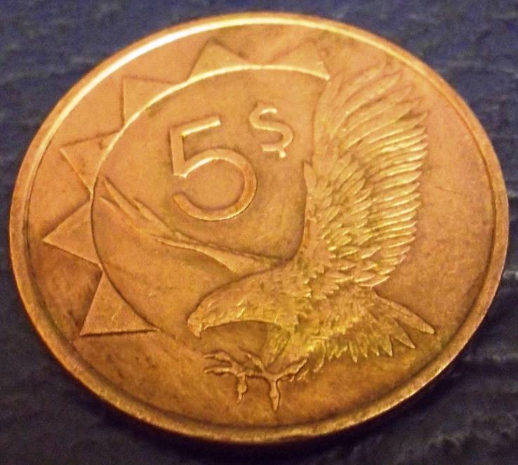 5 долларів 1993 року Намібія